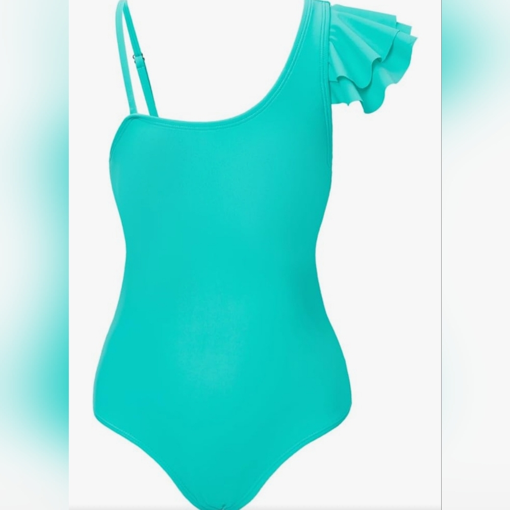 blibean Teen Girls Swimsuit One Piece Adjustable Bathing Suit